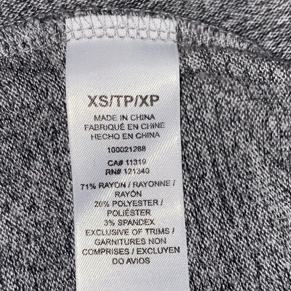 Grey knit long sleeve top - Picture 3 of 4